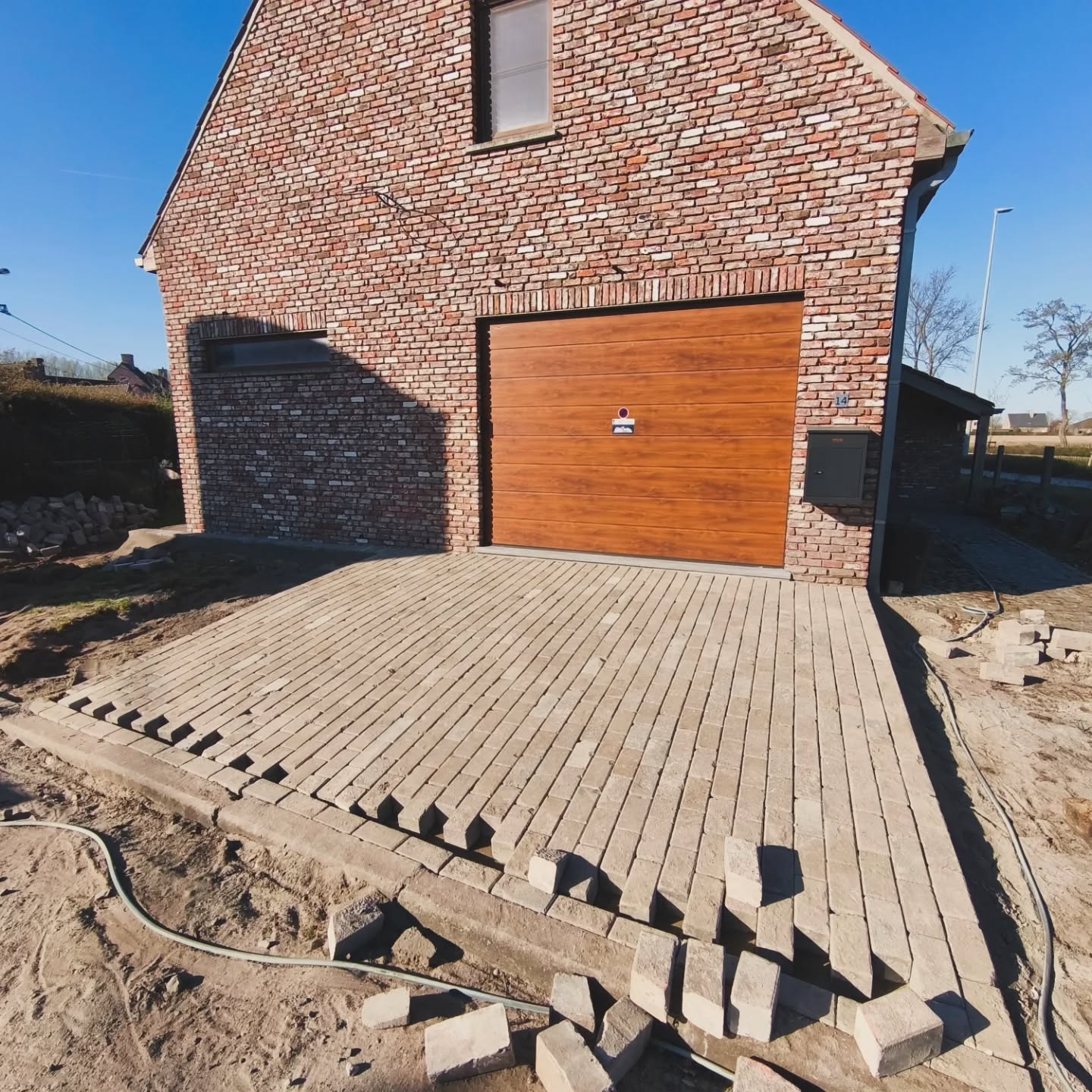 Oprit en terras - Eindresultaat