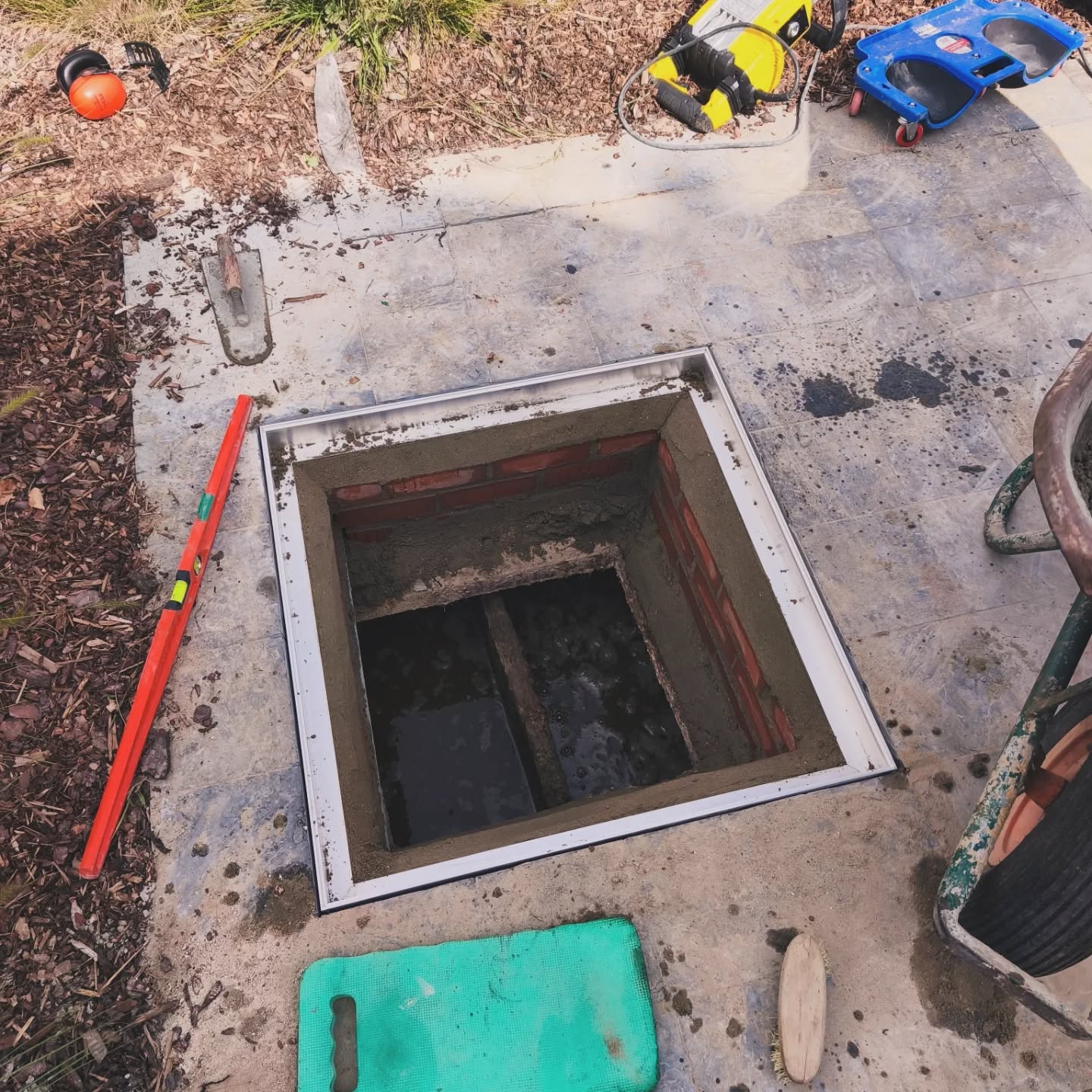 Septische put - Fundatie werken